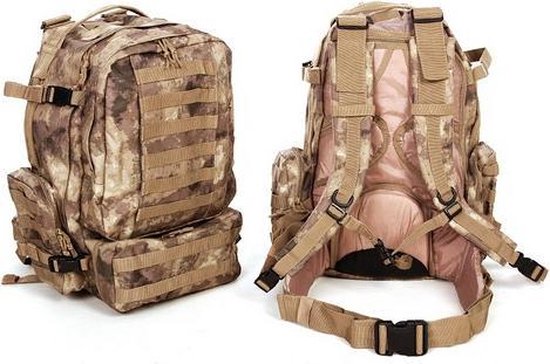 component Hoeveelheid geld Pak om te zetten Grote camouflage Assault rugzak 60 liter | bol.com
