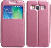 Samsung Galaxy A3 Hoesje Roze met Venster