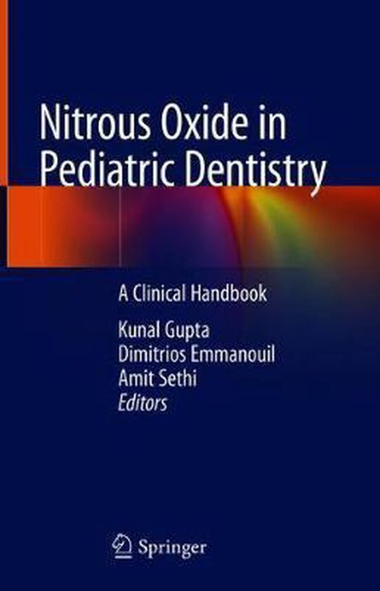 Nitrous Oxide in Pediatric Dentistry 9783030296179 Boeken