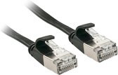 Câble réseau Plat Noir Cat.6A U/FTP, 3m