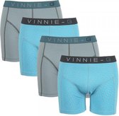 Vinnie-G boxershorts Wave Dark-Print 4-pack