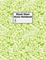 Blank Sheet Music Notebook