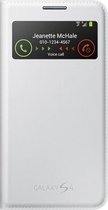 Samsung S View Cover Leather pour Samsung Galaxy S4 - Blanc