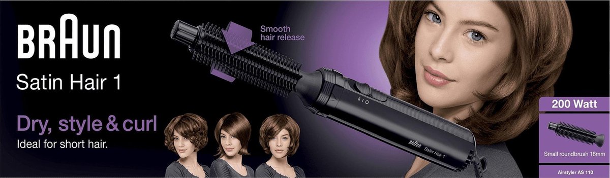 Drijvende kracht kennis Opsplitsen Braun Satin Hair 1 AS110 Hair airstyler | bol.com