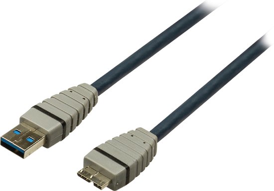 Bandridge - USB 3.0 Micro Kabel - Grijs - 2 meter