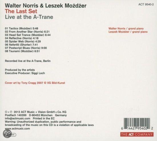The Last Set (Live At The A-Trane) - Walter Norris