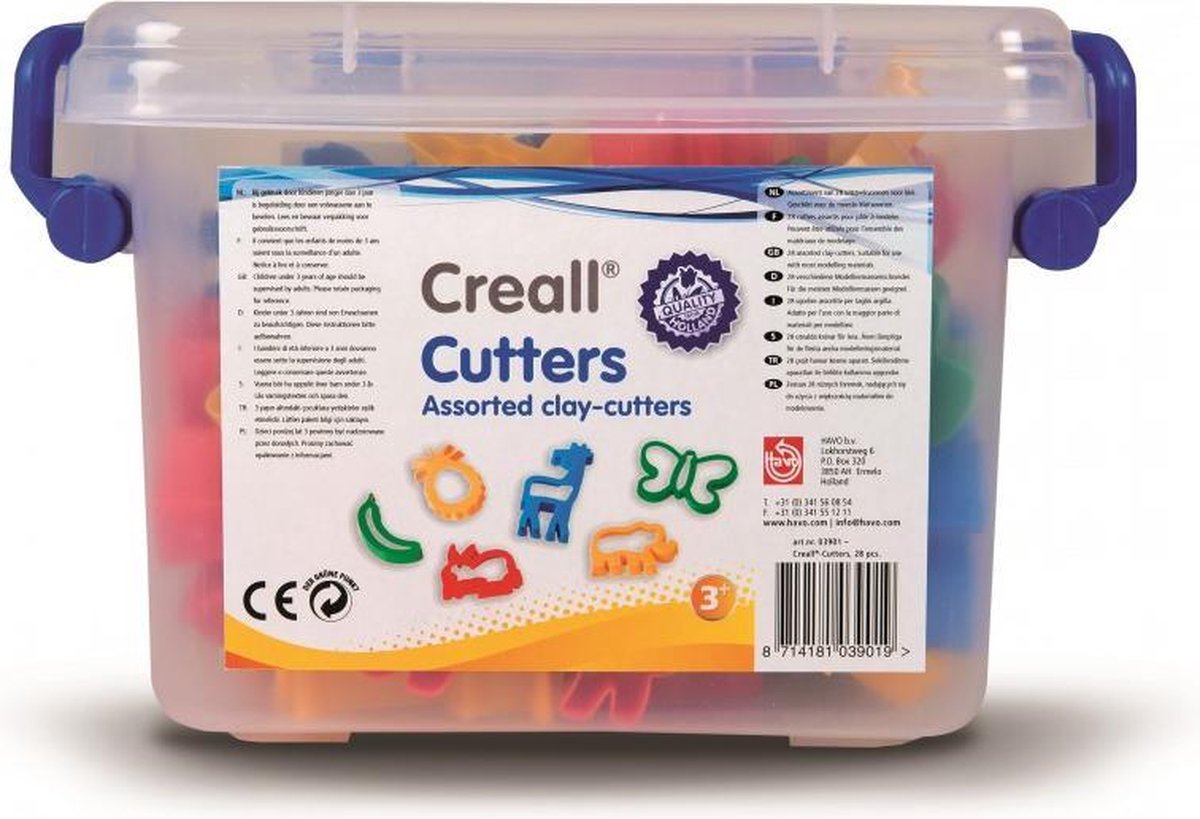 Cutters - 28 Uitsteekvormen - Creall
