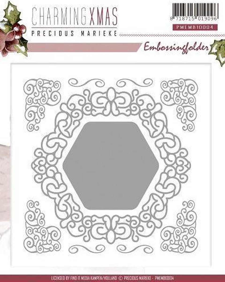 Embossing Folder - Precious Marieke - Charming Xmas