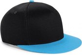 Zwart met blauwe kinder baseball cap