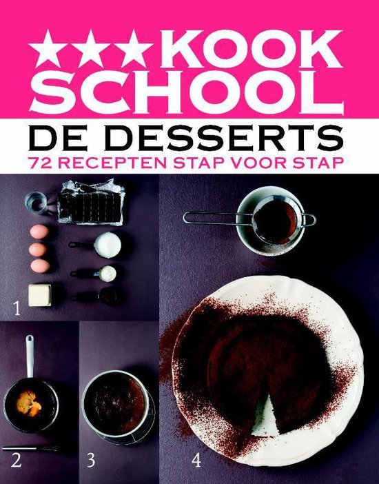 Cover van het boek 'Kookschool De desserts' van M. Magnier Morene