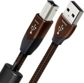 AudioQuest 5m Coffee USB A-B, 5 m, USB A, USB B, USB 2.0, Mâle/Mâle, Noir