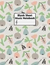 Blank Sheet Music Notebook