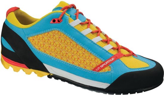 omringen schijf Onze onderneming La Sportiva Scratch approach schoenen Dames geel/blauw Maat 41,5 | bol.com