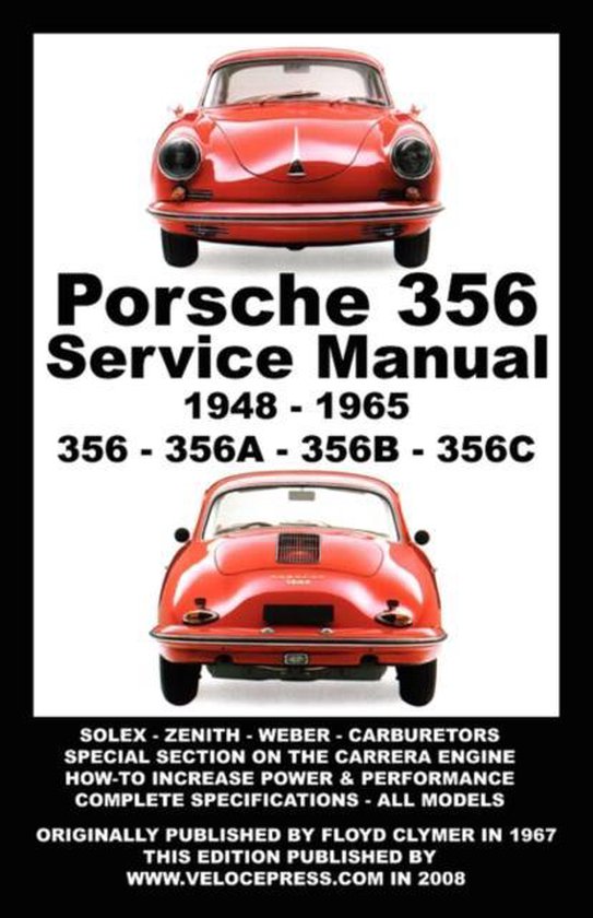 bol.com | Porsche 356 Owners Workshop Manual 1948-1965, Floyd Clymer