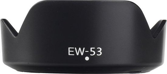 Zonnekap EW-53 voor Canon EF-M 15-45mm f/3.5-6.3 IS STM met 49mm filtermaat