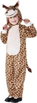 Smiffy's - Giraf Kostuum - Wammes De Lange Giraf Kind Kostuum - bruin,wit / beige - Maat 116 - Carnavalskleding - Verkleedkleding