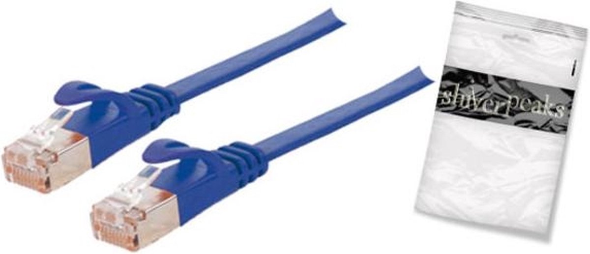 shiverpeaks U/FTP, Cat.7, slim, 3.0m netwerkkabel Blauw 3 m Cat7 U/FTP (STP)