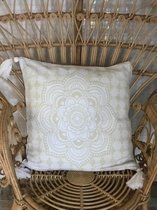 Mint green HOLY mandala pillow/cushion 50x50cm, 19,5"