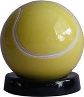keramieken urn in de vorm van een tennisbal 0,5 liter/12 cm
