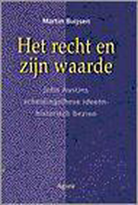 Het recht en zijn waarde - cover