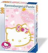 Ravensburger puzzel Sprankelende Hello Kitty - Legpuzzel - 500 stukjes