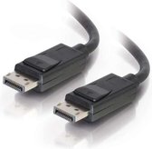 C2G 1m DisplayPort Cable with Latches 4K - 8K UHD M/M - Black Zwart