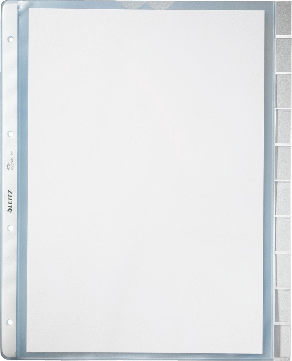 Leitz 10Xshowtas Met Tabs Pvc A4