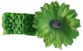 Jessidress Baby Haarband Meisjes Hoofdband met haarbloemen - Groen