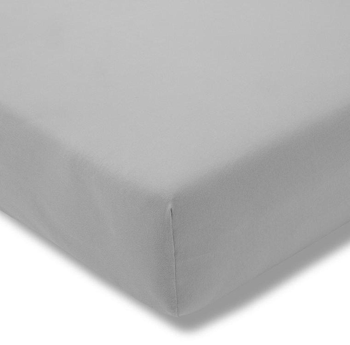 Hoeslaken Exquisit platin 90x200cm