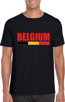 Zwart Belgium supporter shirt heren 2XL