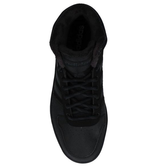 adidas - Hoops 2.0 Mid - Sneaker hoog gekleed - Heren - Maat 40 - Zwart; Zwarte - Core | bol.com