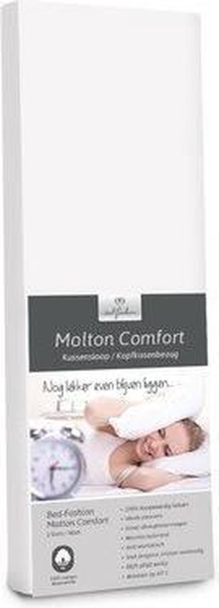 Bed-Fashion Molton kussenslopen comfort 60 x 70 cm (per 2 st.)