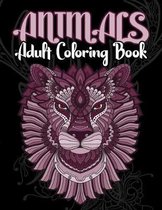 Animals Adult Coloring Book