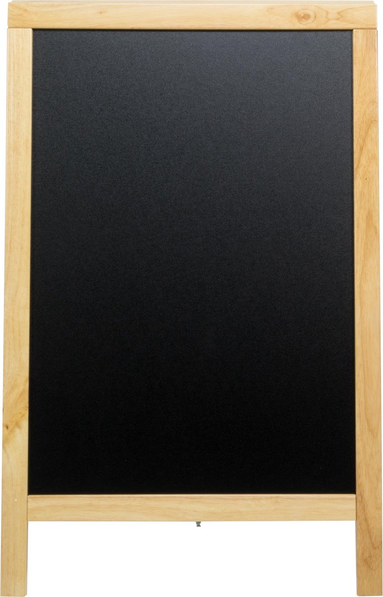 Securit® Deluxe Klein Rubberhout Stoepbord In Beuk 55x85 cm|8 kg