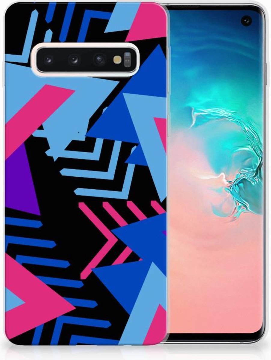 Samsung Galaxy S10 TPU Hoesje Funky Triangle