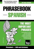 English-Spanish phrasebook and 1500-word dictionary