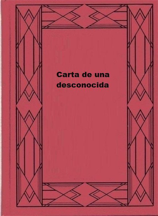 Carta de una desconocida (ebook), Stefan Zweig 1230000926089 Boeken