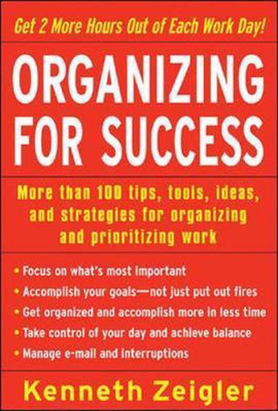 Organizing for Success - cover