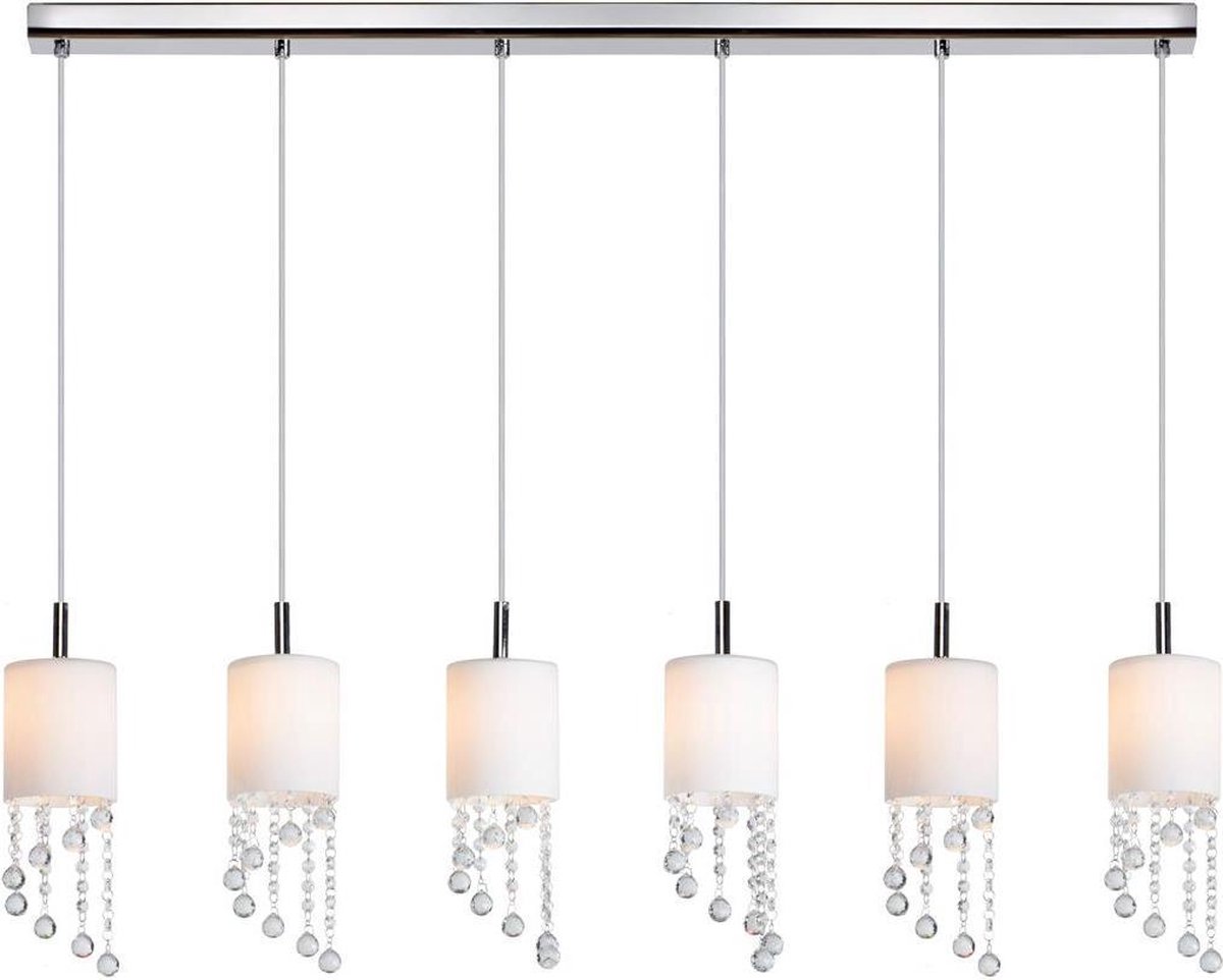 Hanglamp Tango 6 - chroom - 6x27w G9