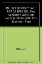 Inter 1 Biology Past Pap 03 Sp