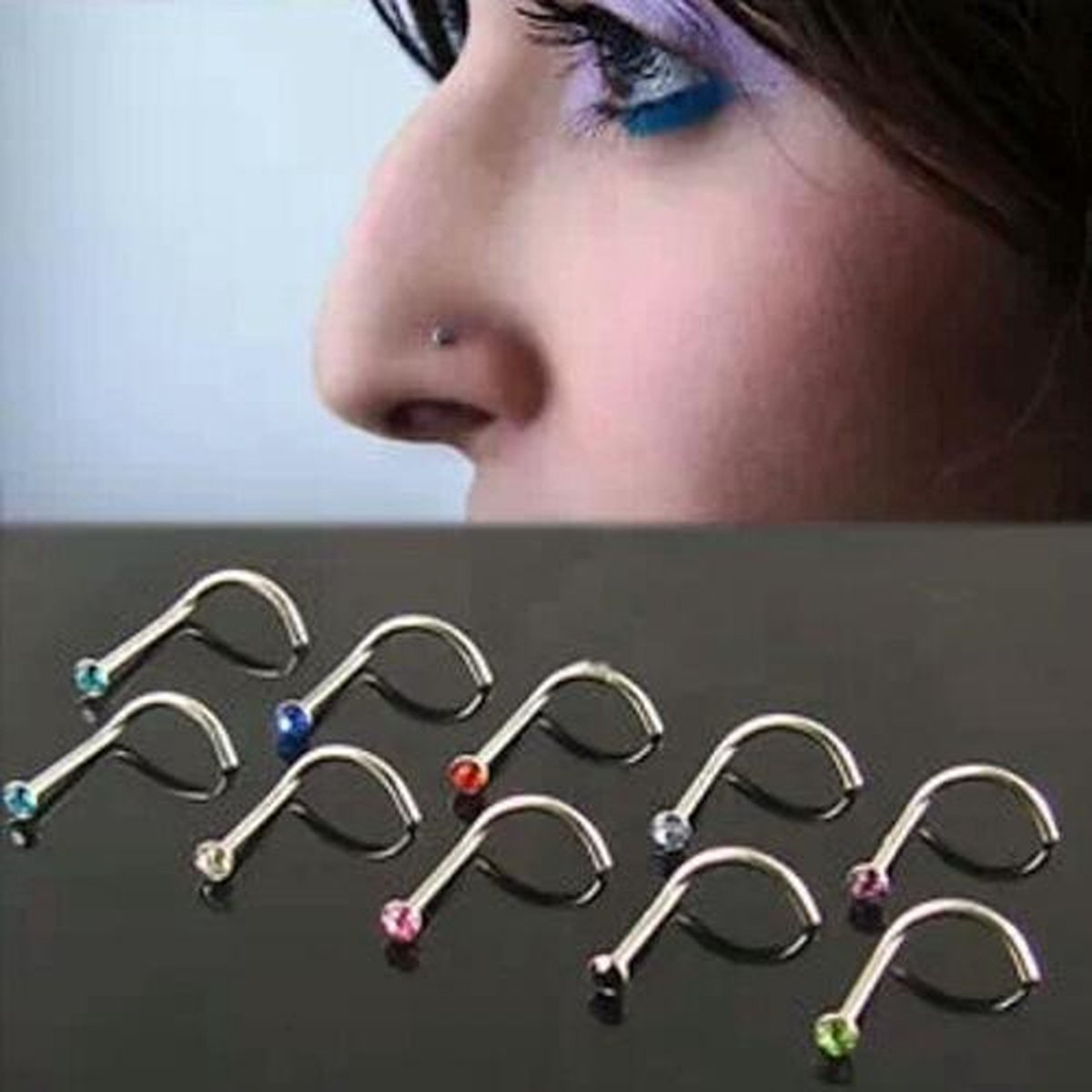 Neus piercing Per 10 stuks.!