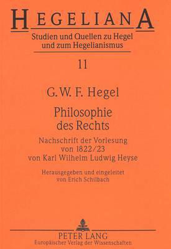 Philosophie des Rechts - cover