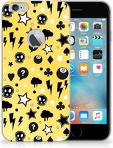 Geschikt voor iPhone 6 Plus | 6s Plus Uniek TPU Hoesje Punk Yellow
