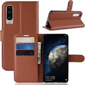 Huawei P30 Hoesje - Book Case - Bruin