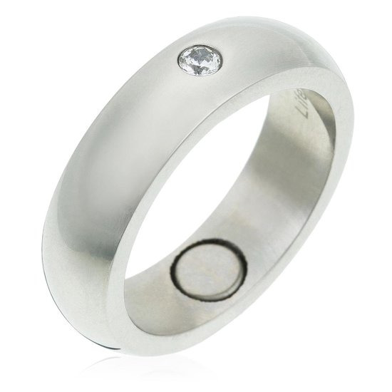 Orphelia RSG- 040 - Ring - Roestvrij staal / Zirconium - 0.6 cm