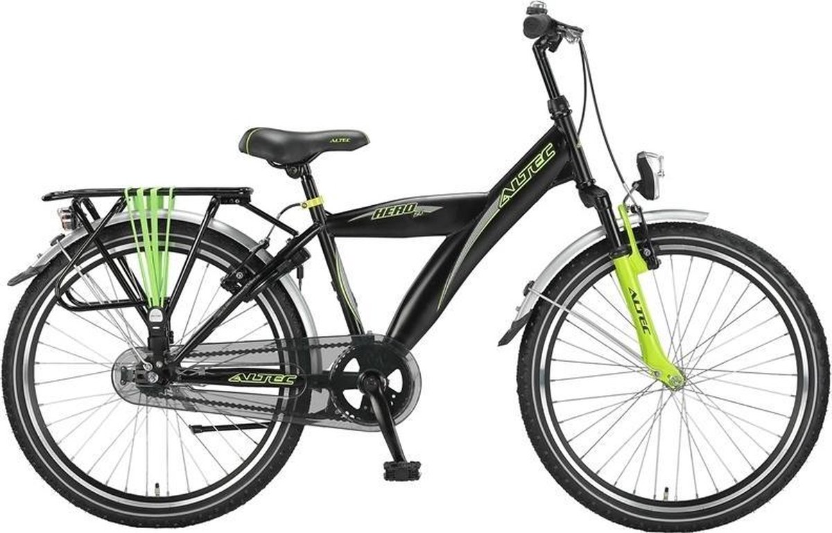 Altec Hero 24 inch Jongensfiets Lime Groen | bol.com