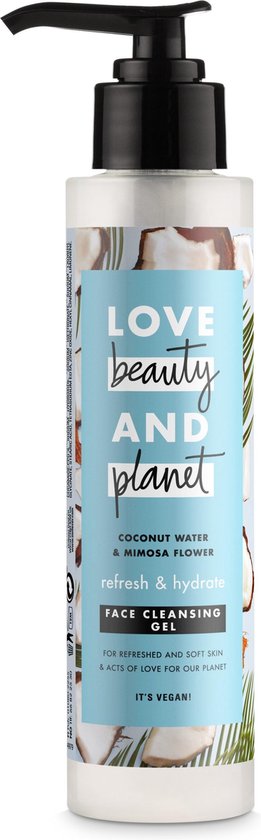 Love Beauty and Planet Gezichtsreiniger Coconut Water & Mimosa Flower - 125 ml