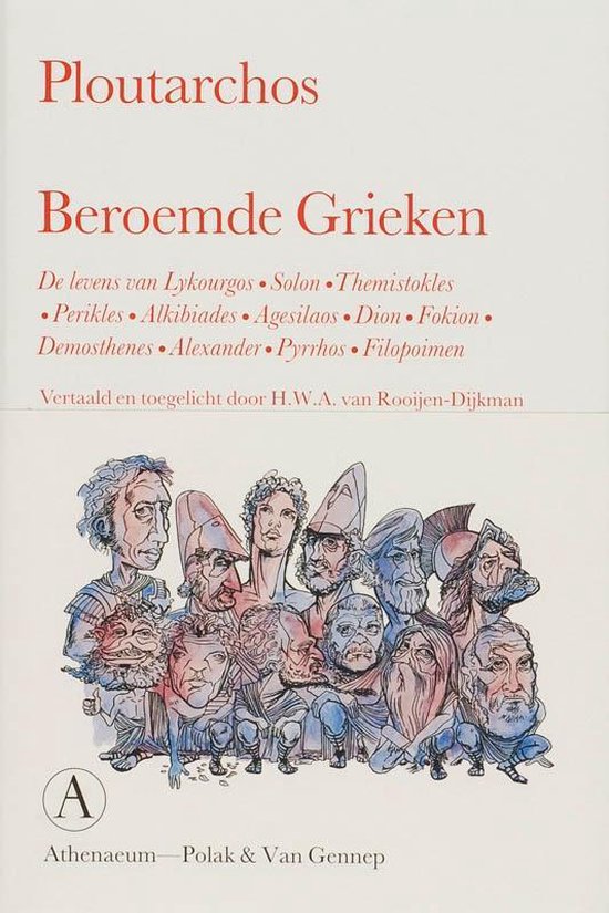 Cover van het boek 'Beroemde Grieken' van  Ploutarchos
