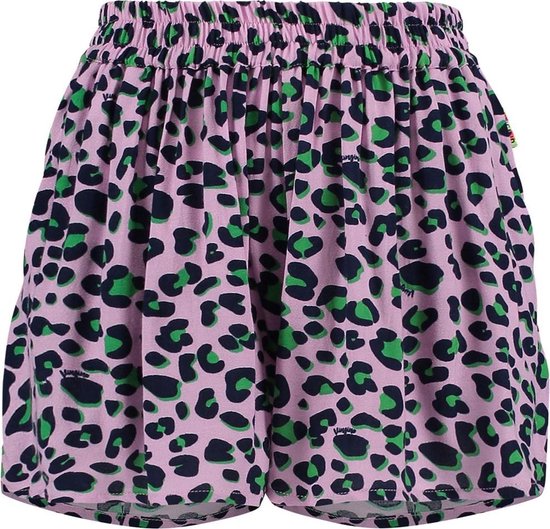 Vingino Remedy Short - Roze/Luipaardprint - Maat 128 | bol.com