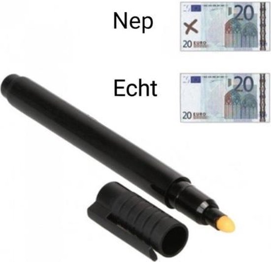 Vals Geld Pen - Detectie Pen - Nep Geld Pen - Valuta Stift - 2 Stuks - Merkloos